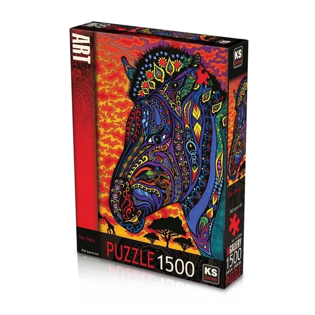 Ks Games 22006 Puzzle 1500 The Zebra