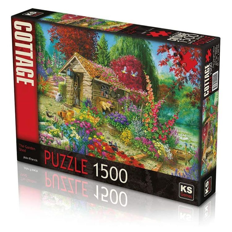 Ks Games 22004 Puzzle 1500 The Garden Shed