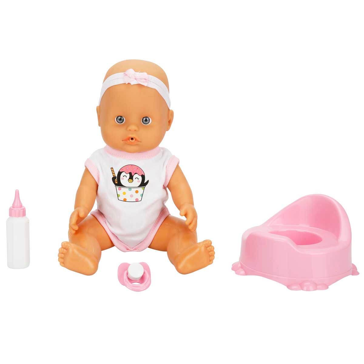 Sunman Sun-Sabc-Dzm-Bebek Set Boubou Altını Islatan 30Cm.2 Sesli Gülen/Ağlayan 2R