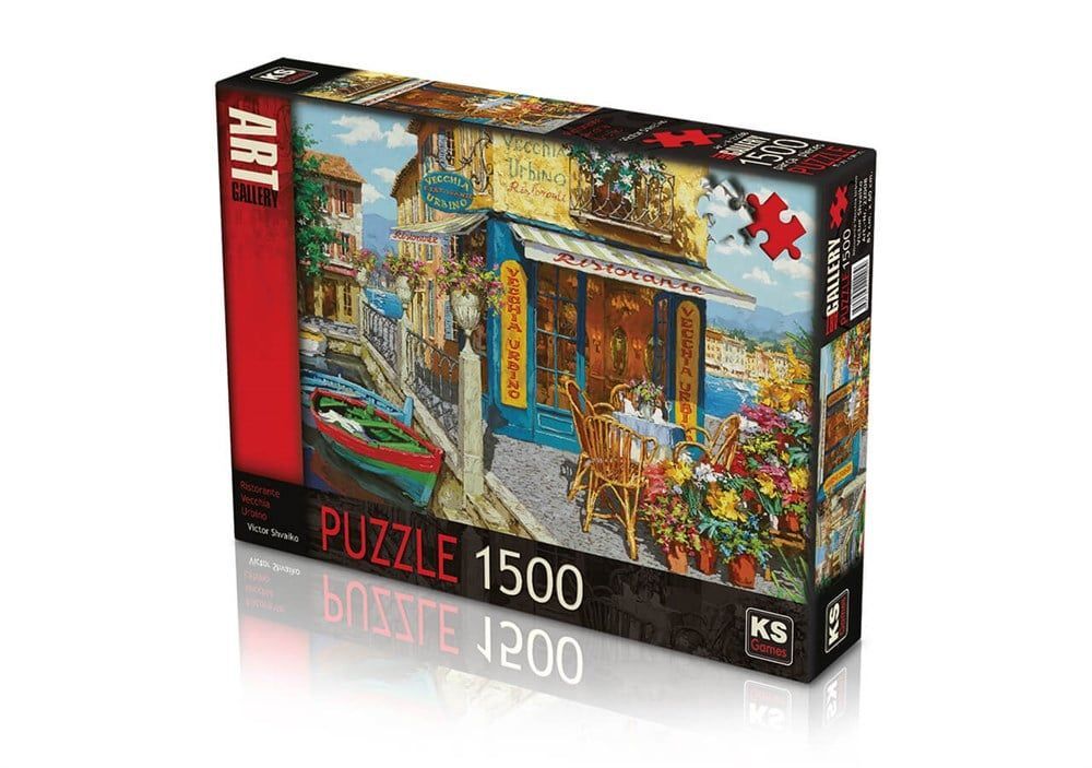 Ks Games 22008 Puzzle 1500 Ristorante Vecchia Urbi