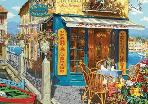 Ks Games 22008 Puzzle 1500 Ristorante Vecchia Urbi