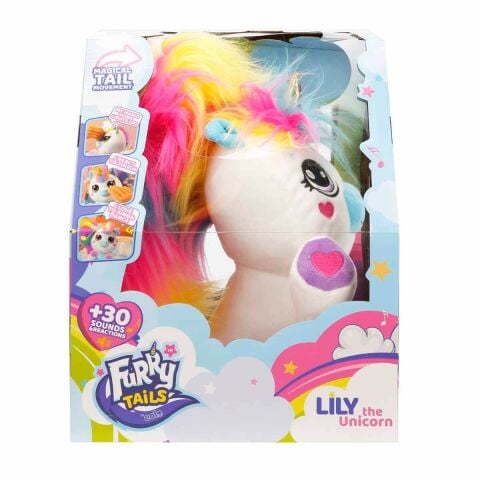 Sunman Sun-Eol Peluş Furry Taıls Unıcorn Lıly Fonk.Sesli Işıklı