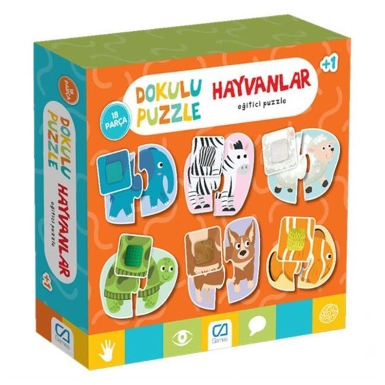 Ca Games Ca.5126 Dokulu Puzzle Hayvanlar