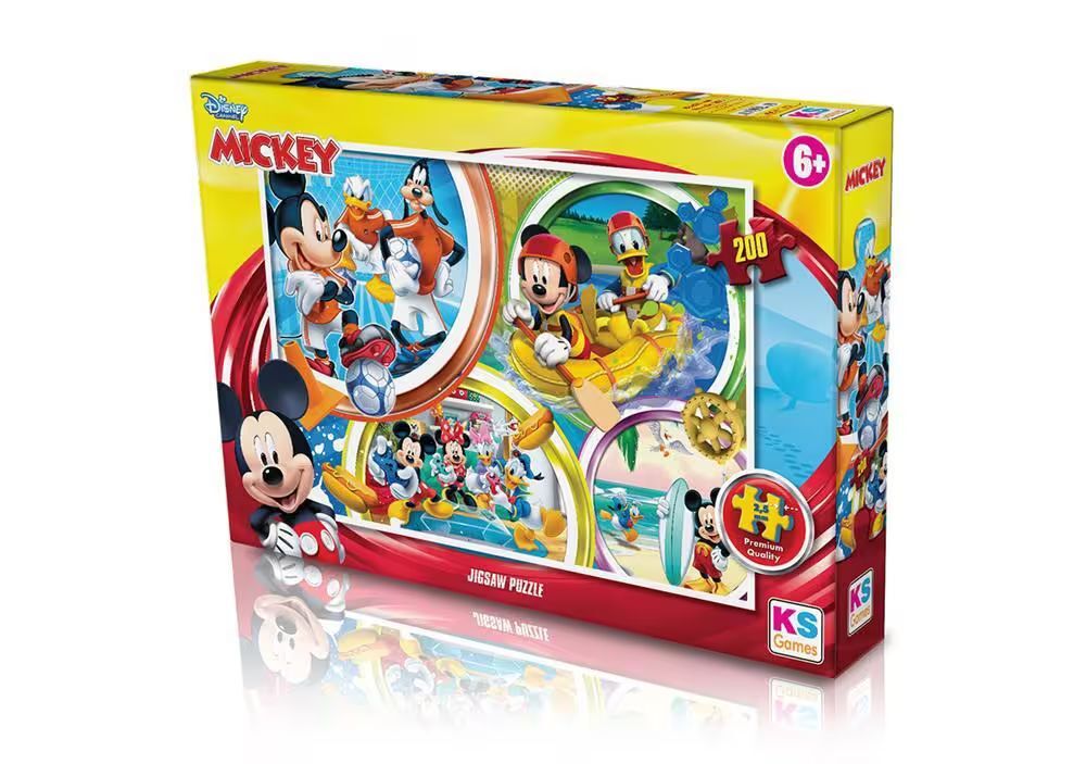 Ks Games Mch113 Mickey Mouse Puzzle 200 Parça