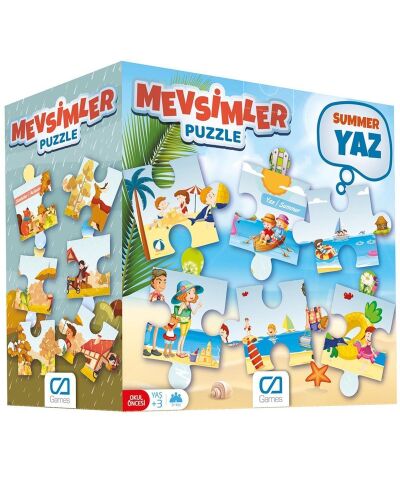 Ca Games Ca.5140 Mevsimler Yer Puzzle
