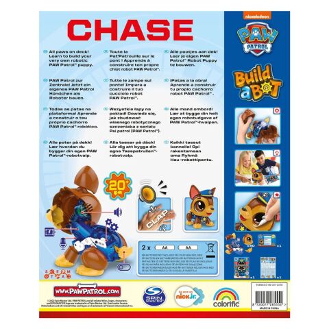 Neco Golı-928555 Build A Bot-Paw Patrol-Chase