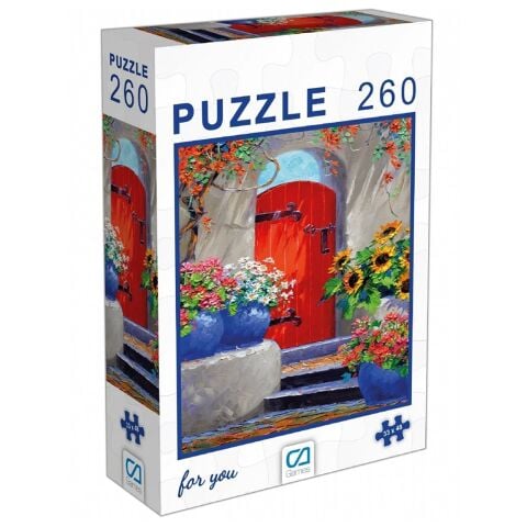 Ca Games Ca.6001 Puzzle 260 Parça Kırmızı Kapı
