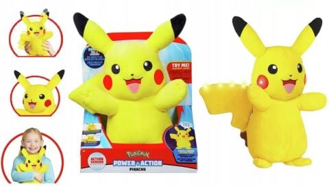 Neco Pok-97834 Pokemon Pikachu Sesli & Işıklı Pelüş Figür