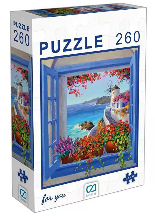 Ca Games Ca.6002 Puzzle 260 Parça Pencere