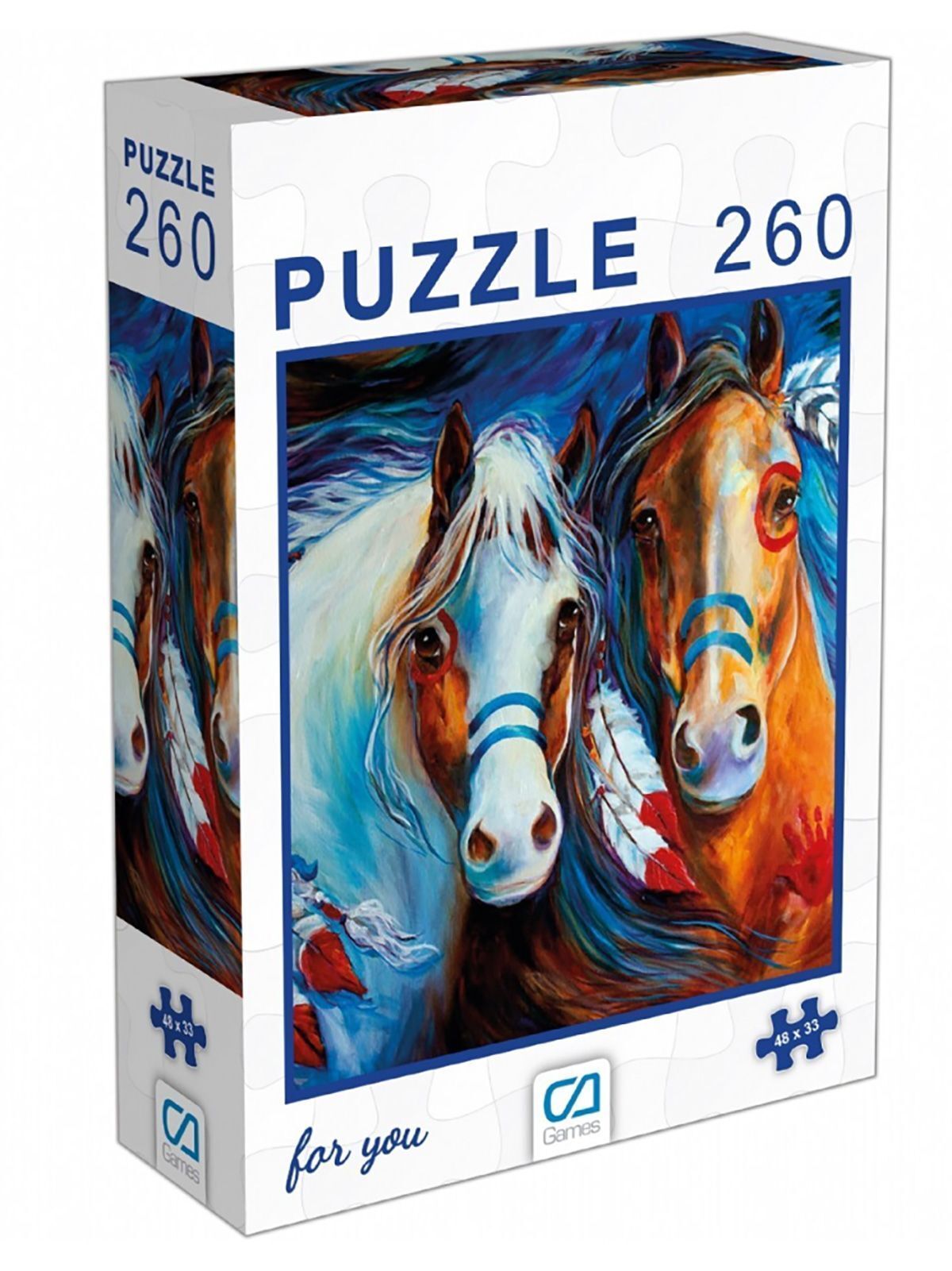 Ca Games Ca.6003 Puzzle 260 Parça Atlar