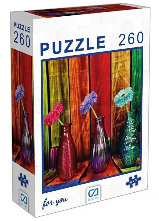 Ca Games Ca.6006 Puzzle 260 Parça Çiçekler