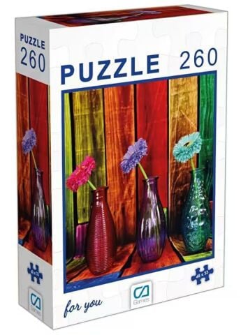Ca Games Ca.6006 Puzzle 260 Parça Çiçekler