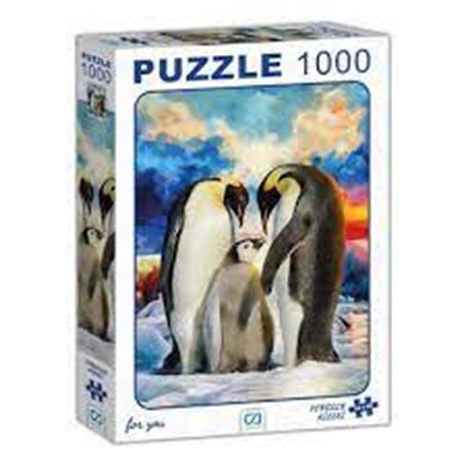 Ca Games Ca.7004 Puzzle 1000 Parça Penguen Ailesi