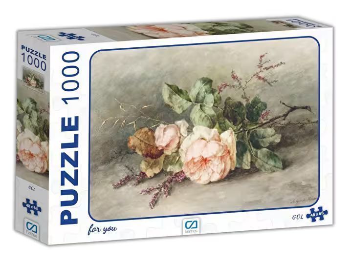 Ca Games Ca.7026 Puzzle 1000 Parça Gül