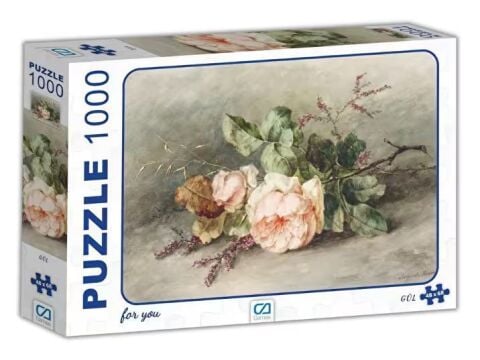 Ca Games Ca.7026 Puzzle 1000 Parça Gül