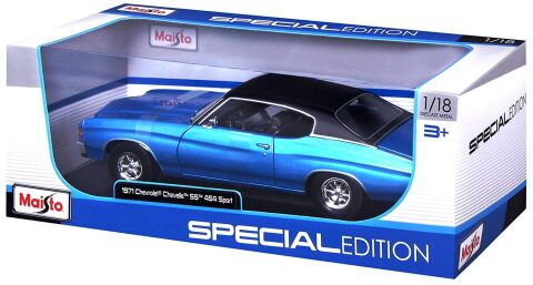 Neco Maıs-31890 1-18 1971 Chevrolet Chevelle Ss 454 Sport Coupe