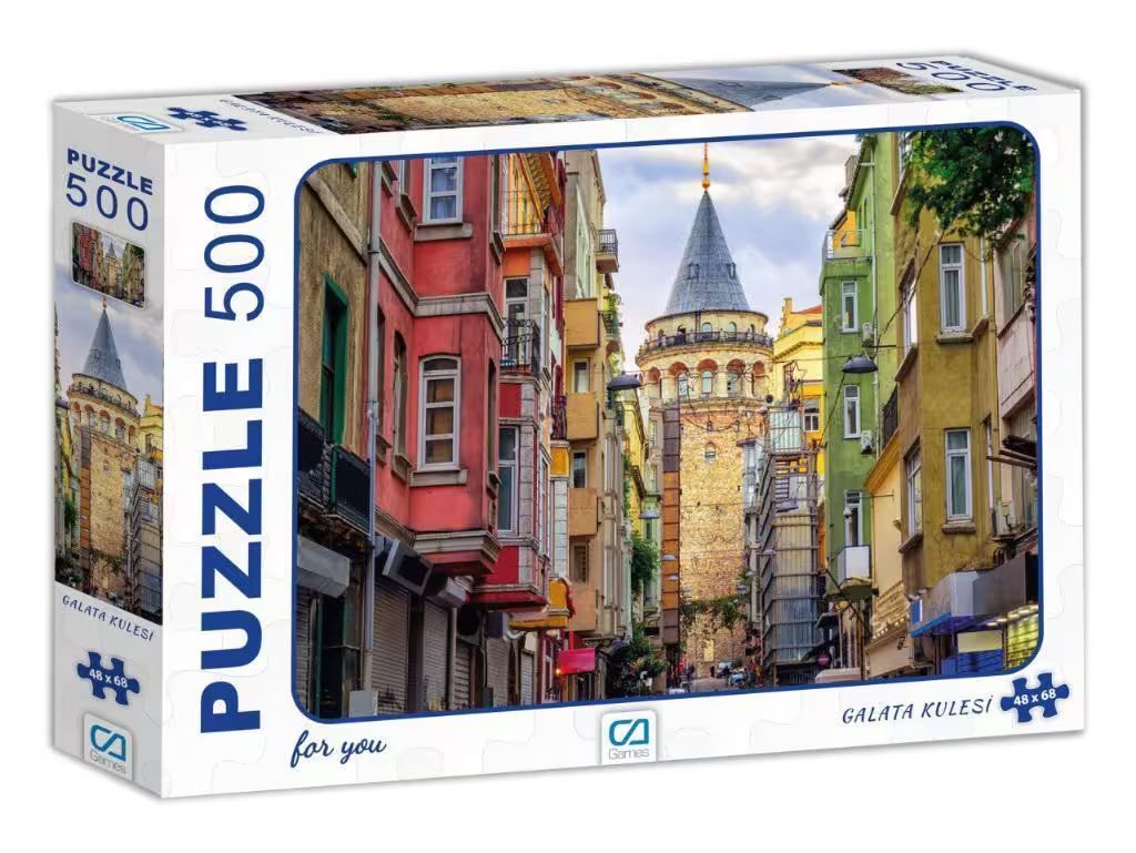 Ca Games Ca.7502 Puzzle 500 Parça Galata Kulesi