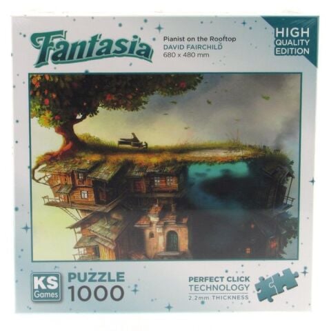 Ks Games 20777  1000 Parça Puzzle Pianist On The Rooftop