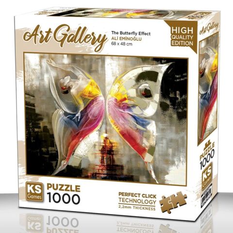 Ks Games 20780 Puzzle 1000 Kelebek Etkisi