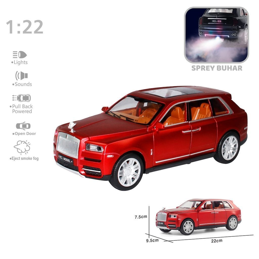 Vardem Hcl-506 Kutulu Çek Bırak 1:22 Sesli Ve Işıklı Buharlı Rr Lüx Metal Jeep