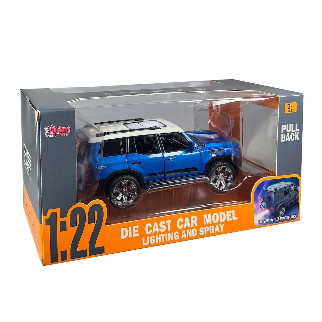 Vardem Hcl-521 Kutulu Çek Bırak 1:22 Sesli Ve Işıklı Buharlı Metal Jeep