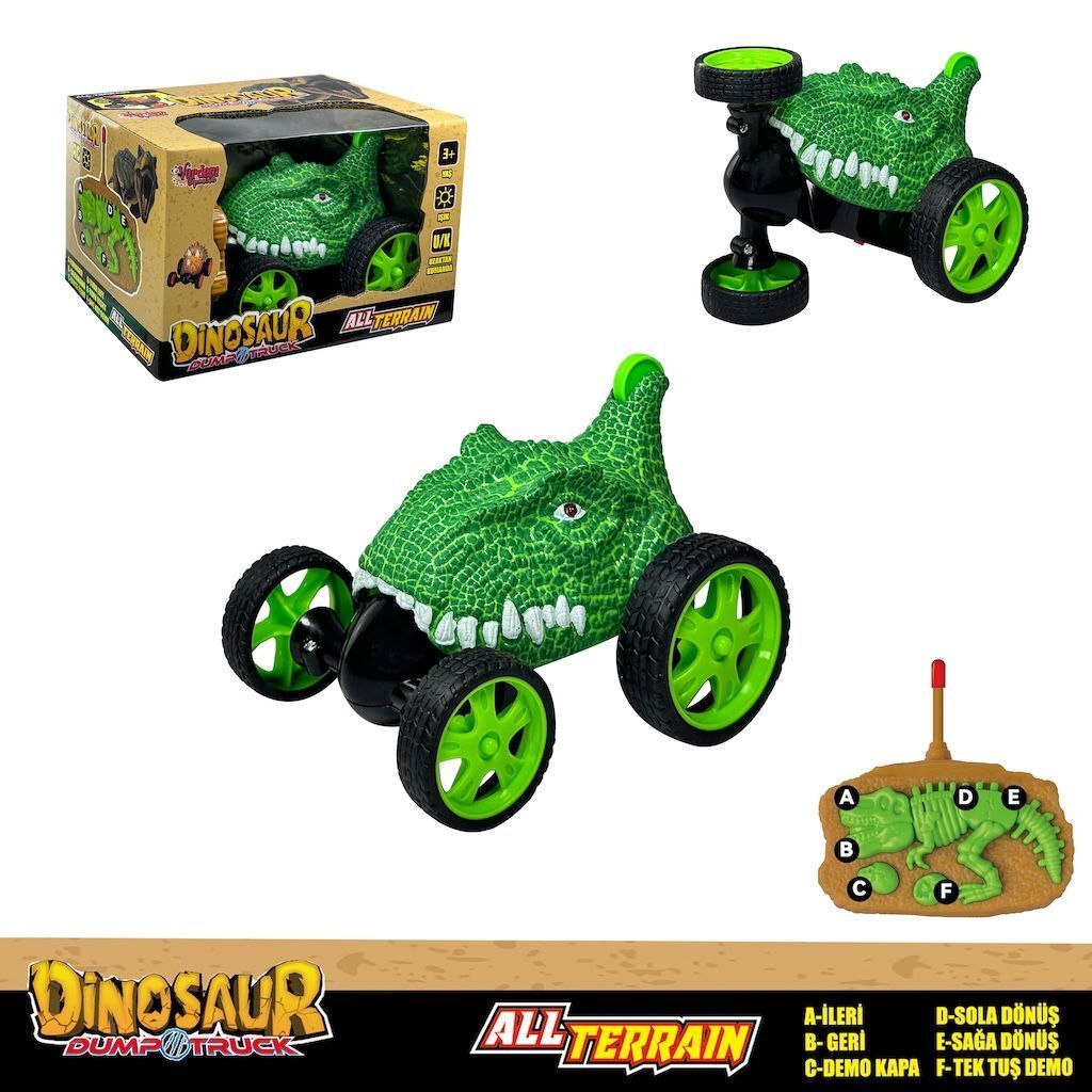 Vardem Sm-689-31,32 U/K Işıklı Dinozor Araba
