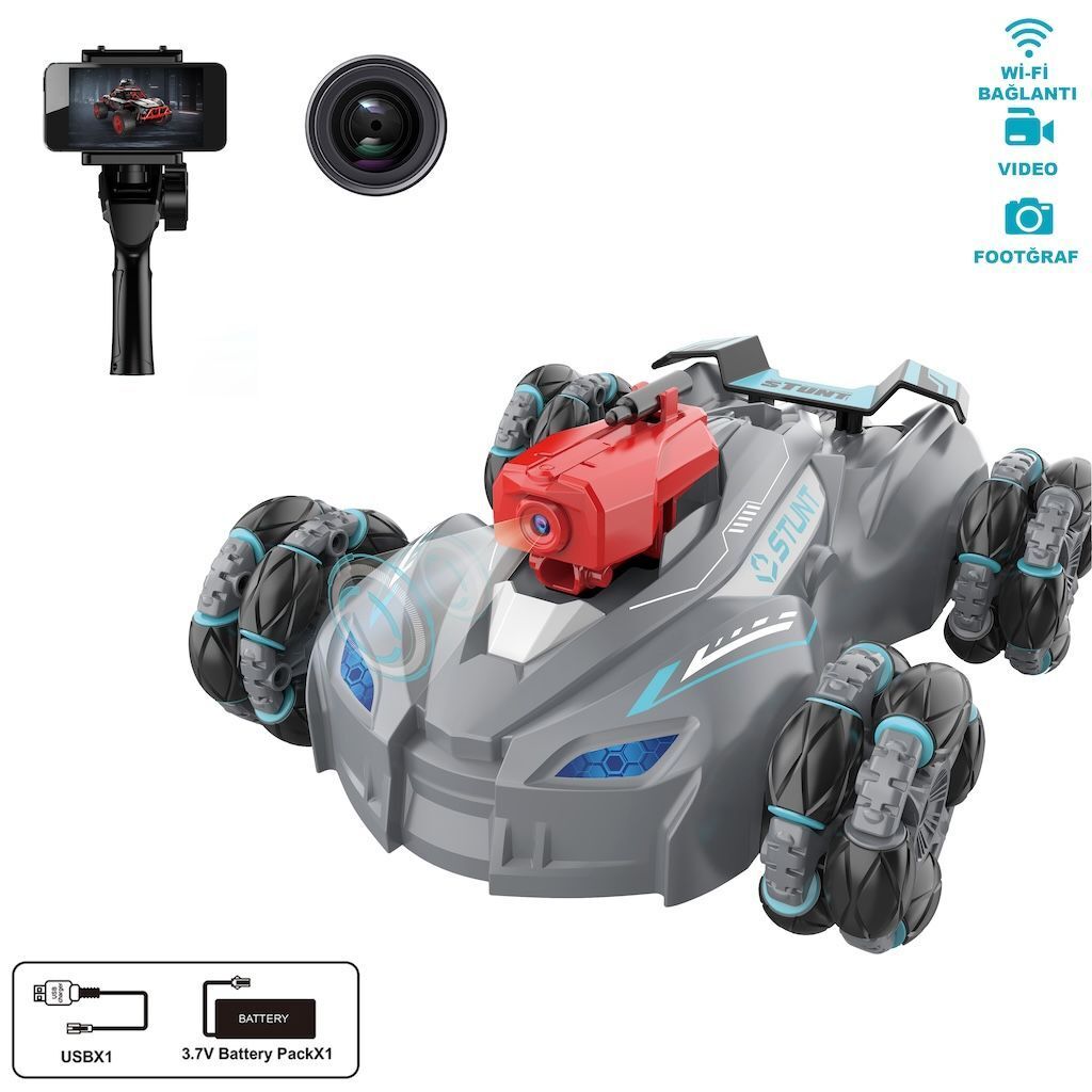 Vardem Syr-666-863 U/K Full Fonksiyon Şarjlı 2,4G Wifi Kameralı Stunt Araba