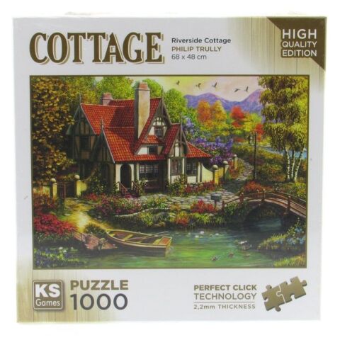 Ks Games 20736 Puzzle 1000 Riverside Cottage