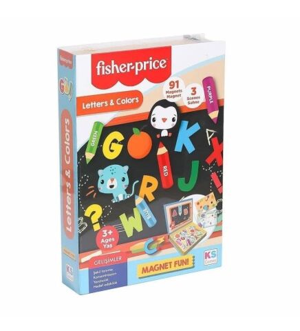 Ks Games Fp-13410 Fısher Prıce Baby Puzzle - Letterrs & Colors