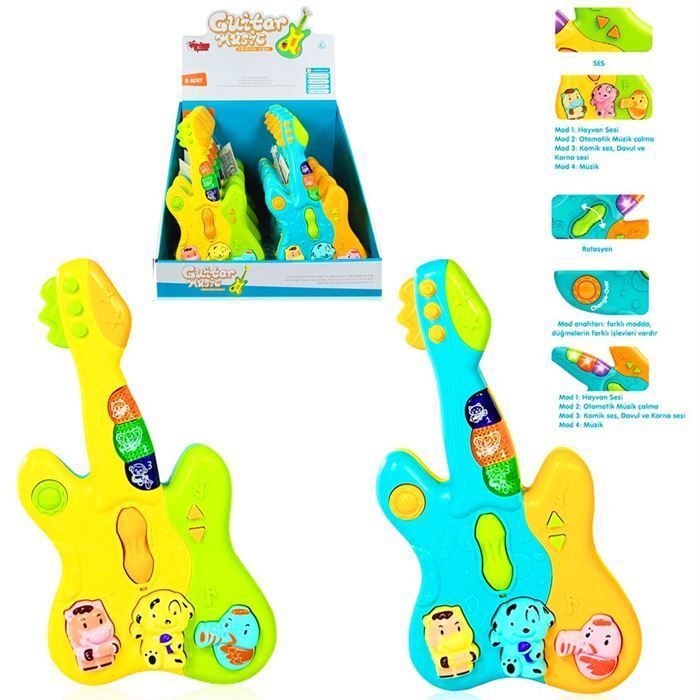 Vardem Jlg-855-36A Işıklı Ve Müzikli Gitar Bebek Piyanosu