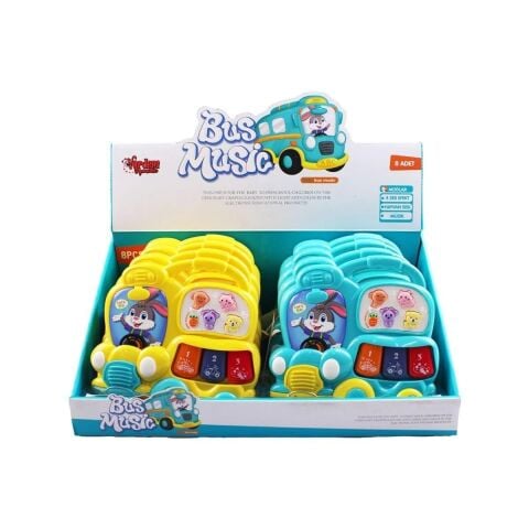 Vardem Jlg-855-67A Işıklı Ve Müzikli Otobüs Bebek Piyanosu