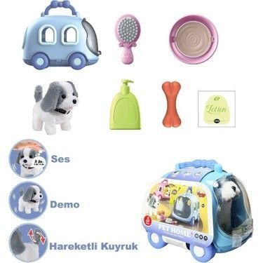 Vardem Jnd-6802 Taşıma Araba Çantalı Hareketli Pilli Köpek Set