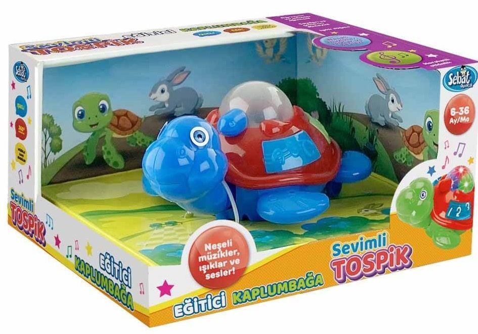 Sebat Sb2044 Pilli Işıklı Çarp Dön Kaplumbaga *48
