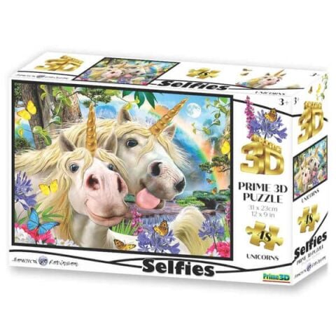 Neco Prm-10693 Prime 3D-Unicorn Selfie-48 Parça Puzzle