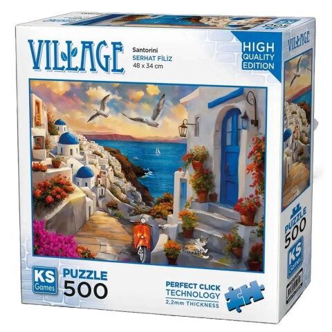Ks Games 20074 Puzzle 500 Santorini