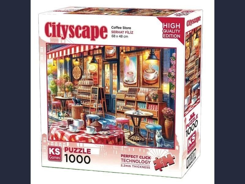 Ks Games 20809 Puzzle 1000 Kahve Coffee Store
