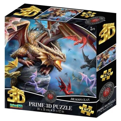 Neco Prm-10940 Prime 3D-Dragon Clan-150 Parça Puzzle