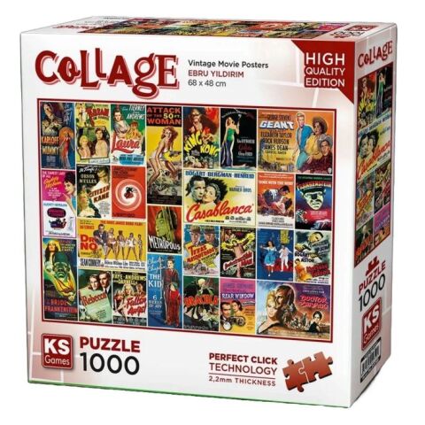 Ks Games 20759 Puzzle 1000 Vintage Movie Posters