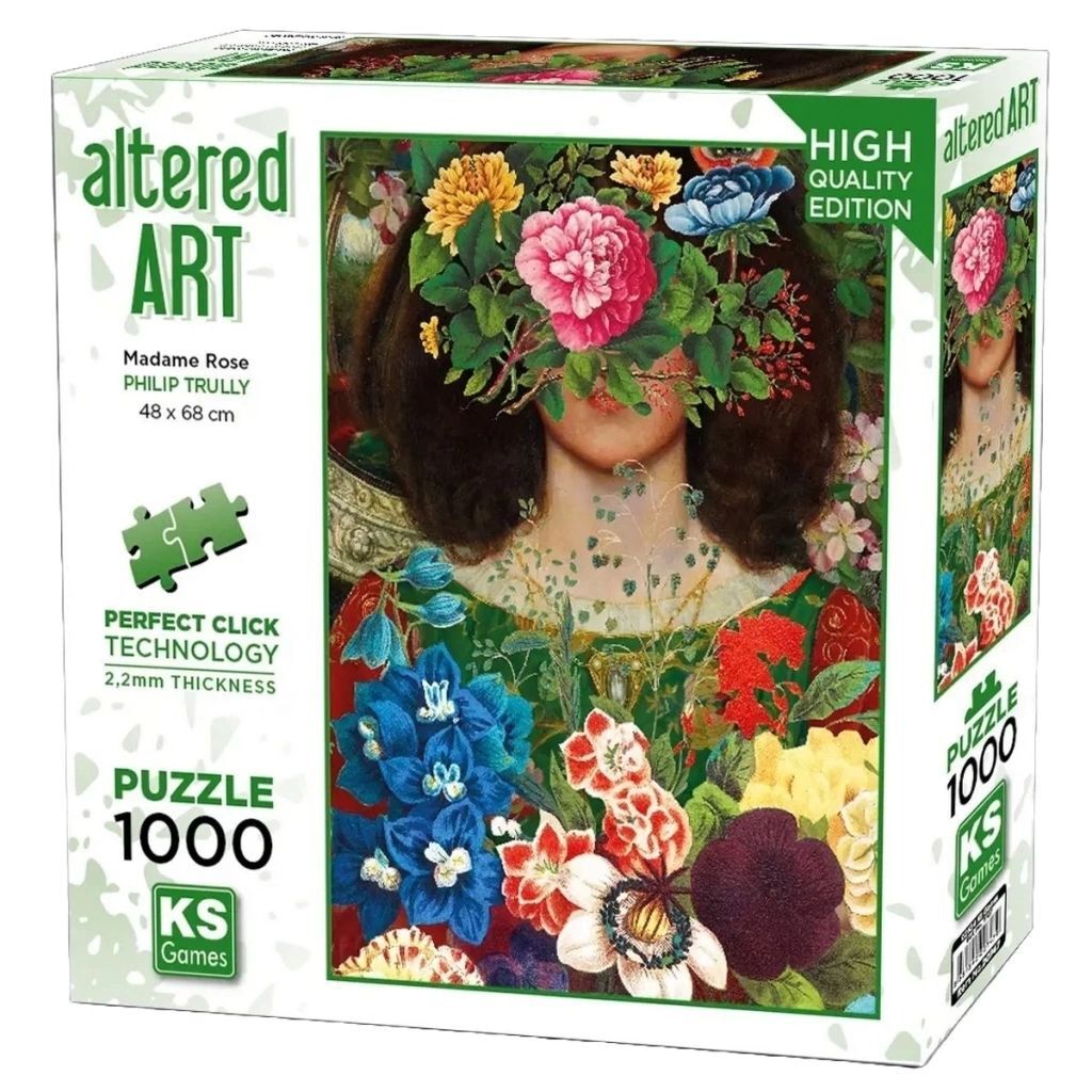 Ks Games 20747 Puzzle 1000 Nadame Rose