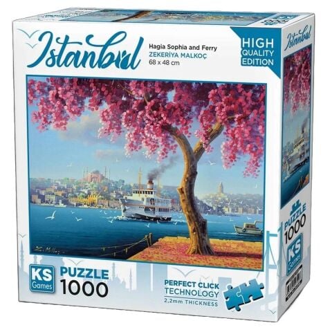 Ks Games 20744 Puzzle 1000 Hagıa Sophia And Ferry
