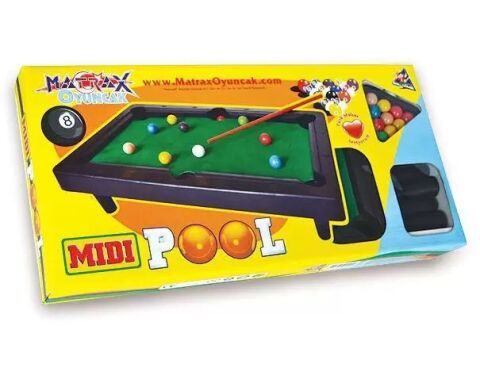 Matrax 040 Mıdı Pool Orta Boy Bilardo Oyunu *
