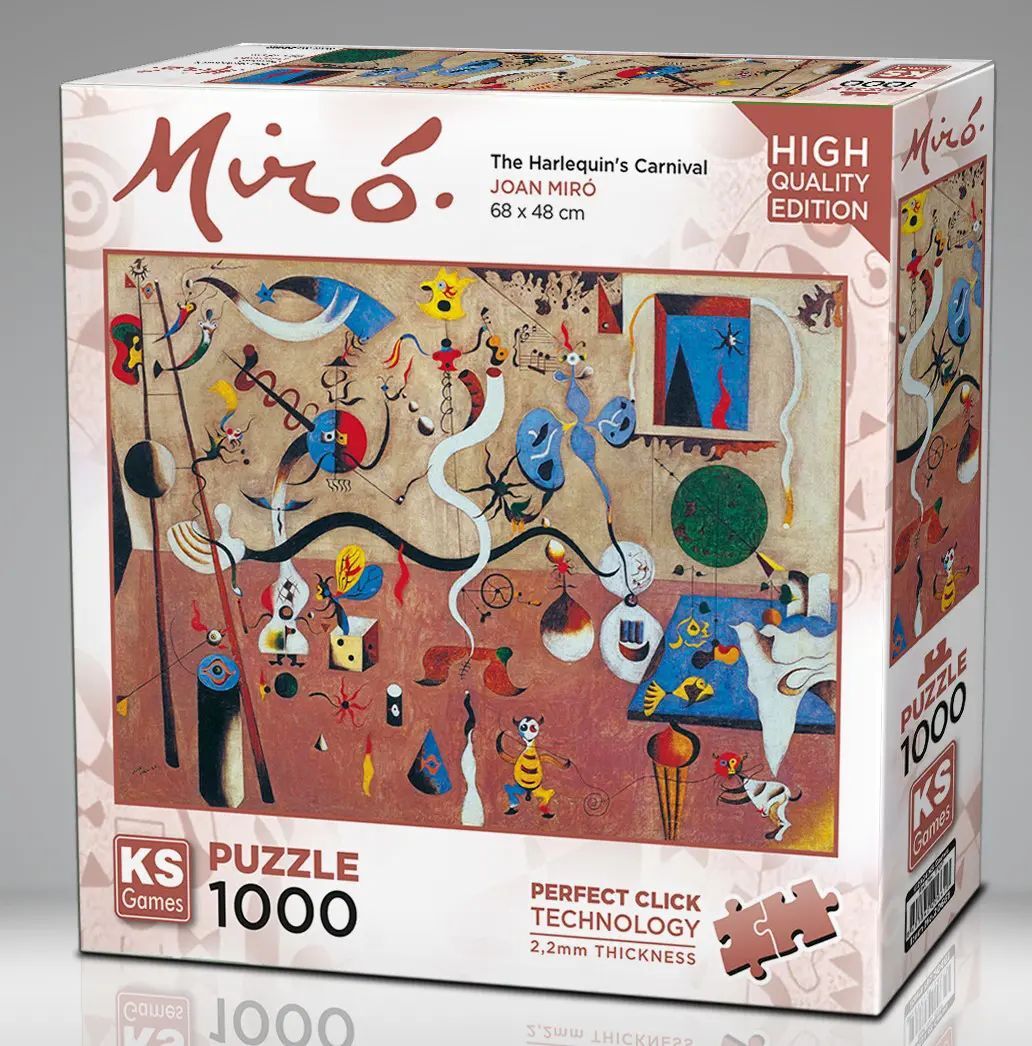 Ks Games 20661 Puzzle 1000 Carnival Of Harlequin Joan Miro