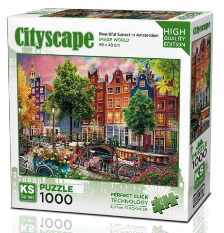 Ks Games 20793 Puzzle 1000 Beautiful Sunset İn Amsterdam