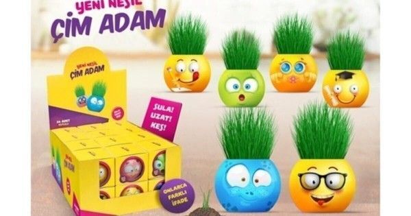 Aden Adn-5926 Çim Adam Emoji Concept