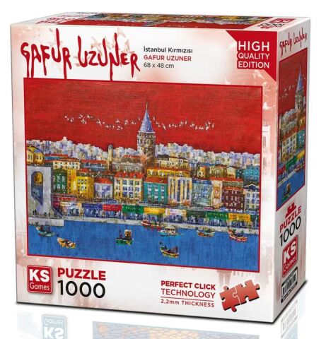 Ks Games 20791 Puzzle 1000 İstanbul Kırmızısı