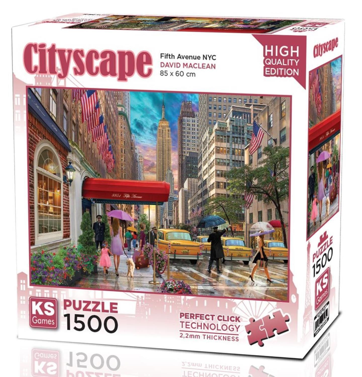 Ks Games 22045 Puzzle 1500 Fifth Avenu Nyc