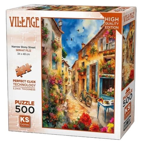 Ks Games 20075 Puzzle 500 Narrow Stony Street