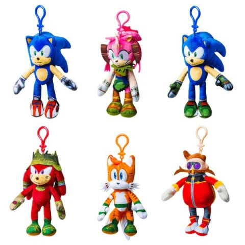 Neco Pmı-Son7004 Sonic Askılı Pelüş Figür Asorti