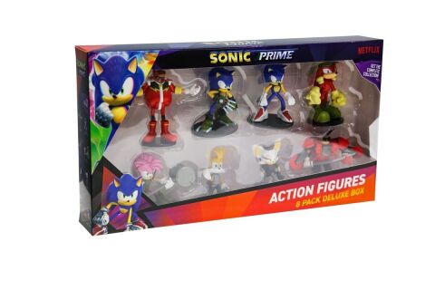 Neco Pmı-Son6080 Sonic Aksiyon Figürleri 8'Li Deluxe Set