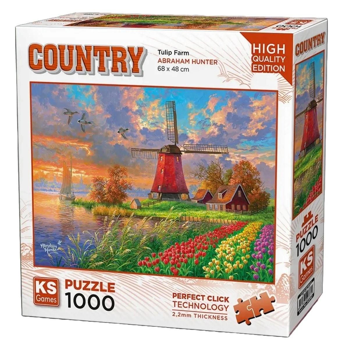 Ks Games 20787 Puzzle 1000 Tulip Farm